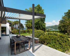 pergola lames modernes