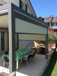 pergola sur une terrasse